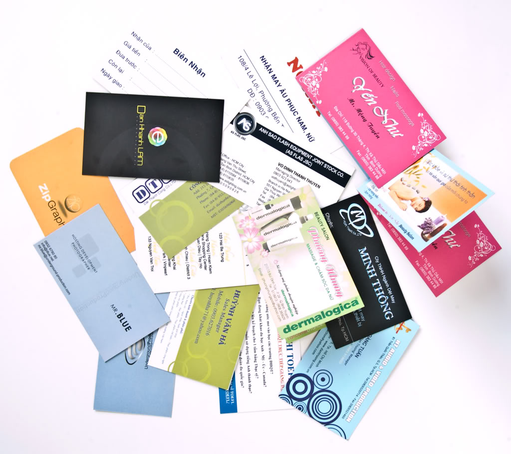 10 cách để có một Card visit đẹp hiệu quả