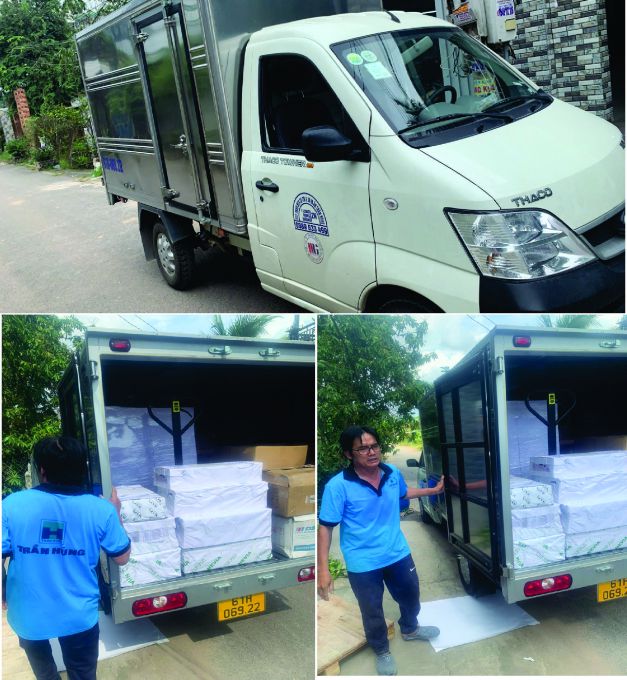 Xe tải giao hàng tận nơi