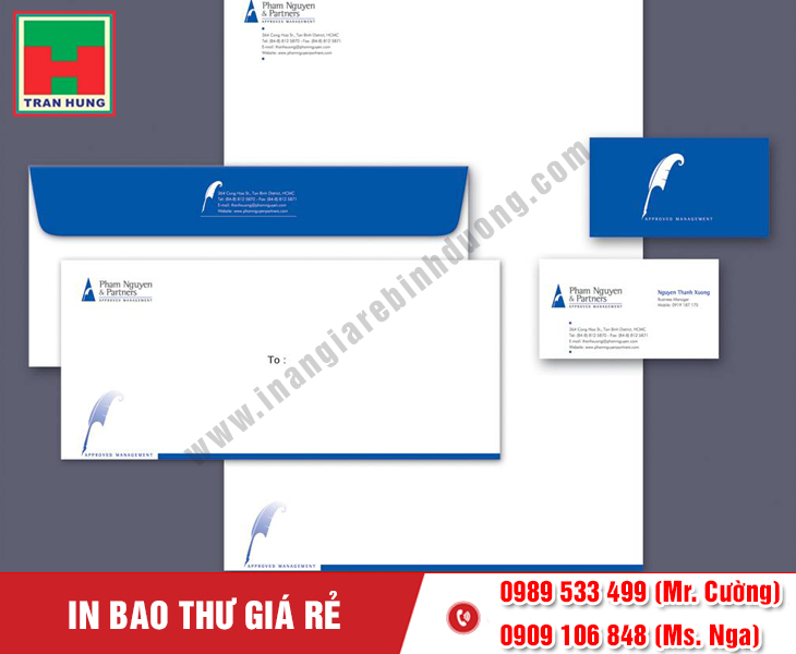 Xưởng In Bao Thư Theo Yêu Cầu Giá Tốt Tại Bình Dương