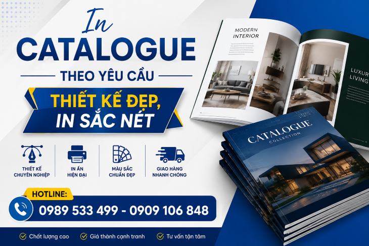 In Catalogue Theo Yêu Cầu – Thiết Kế Đẹp, In Sắc Nét