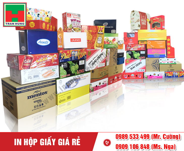 Xưởng In Hộp Giấy Giá Rẻ, Theo Yêu Cầu