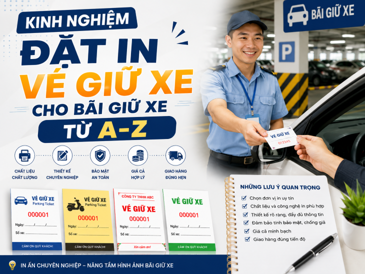  Kinh Nghiệm Đặt In Vé Giữ Xe Cho Bãi Giữ Xe Từ A–Z